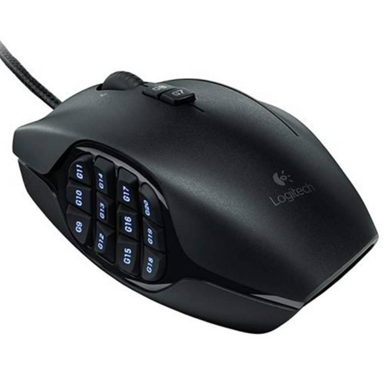 Logitech - Mouse Gamer Mmo Logitech G600 20 Botones 8200 Dpi