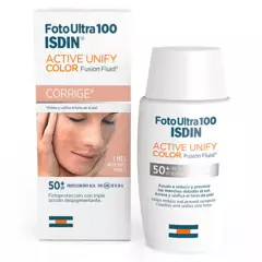 ISDIN - Protector Solar Facial con Despigmentante Active Unify Color FPS 50 50 ml ISDIN