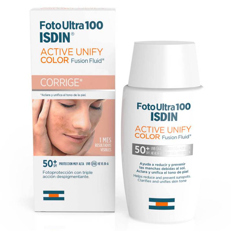 ISDIN - Fotoprotector Facial con Despigmentante Active Unify Color 50 ml ISDIN