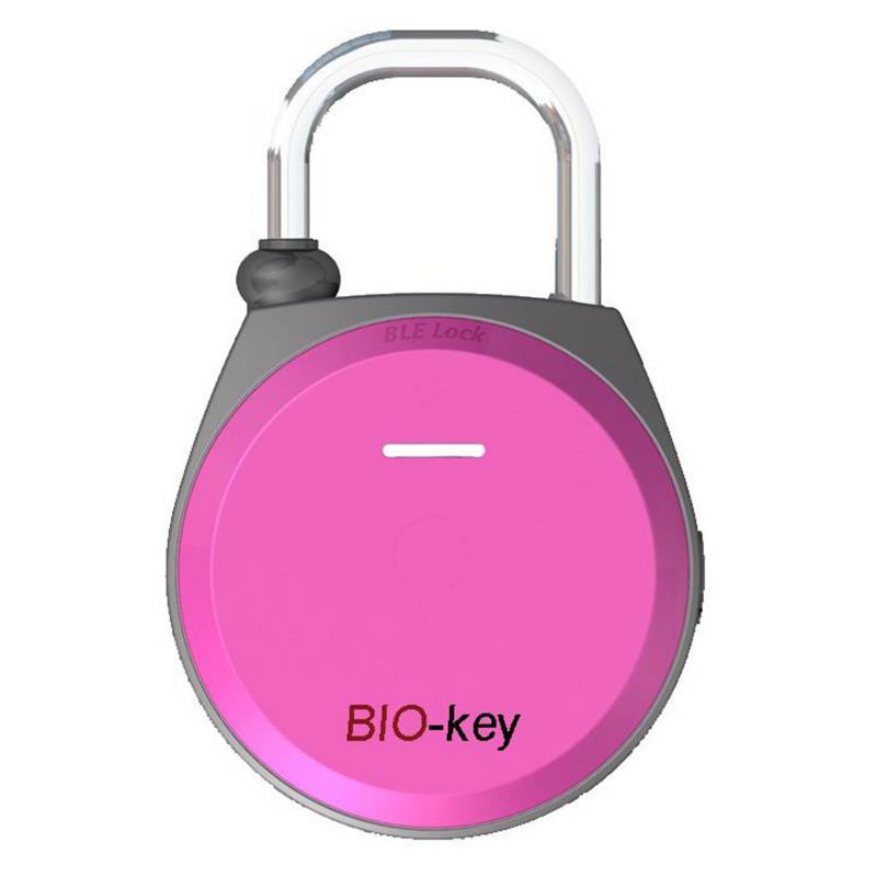 BIO KEY - Bio-Key Candado Touchlock Bt Xl - Rosado