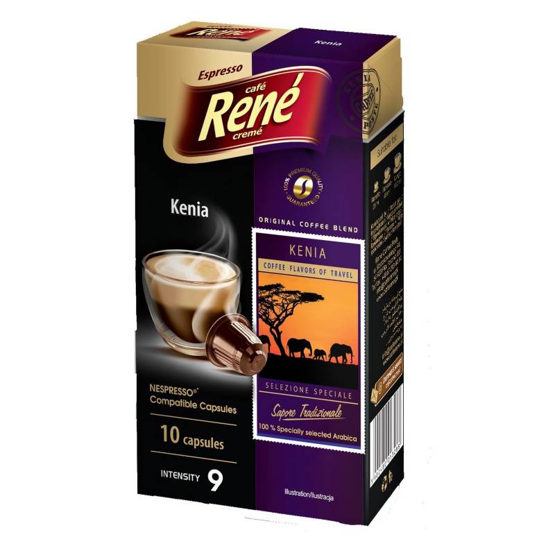 CAFE RENE - Pack 120 Cápsulas Premium Rene Mix para Nespresso