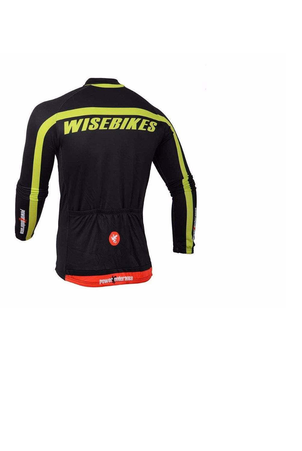 WISEBIKES - Chaquetilla Térmica de Ciclismo Wisebikes  Black