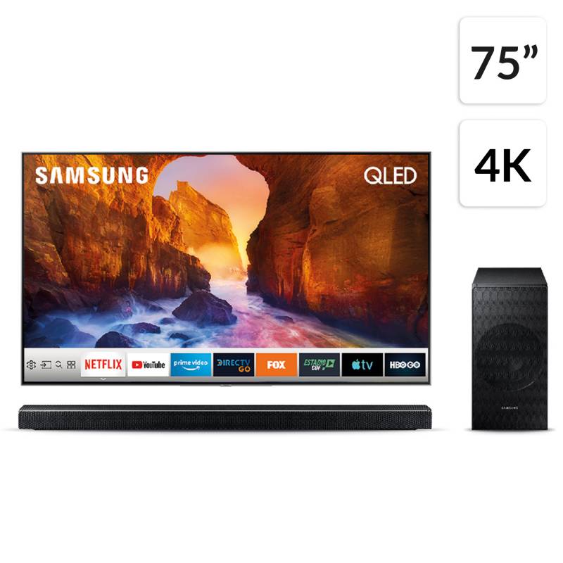 Samsung - QLED SAMSUNG 75" Q90R UHD 4K Smart TV
