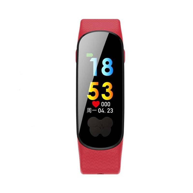 MALCREADO9583 - Smartband Monitor Ritmo Cardíaco Rojo