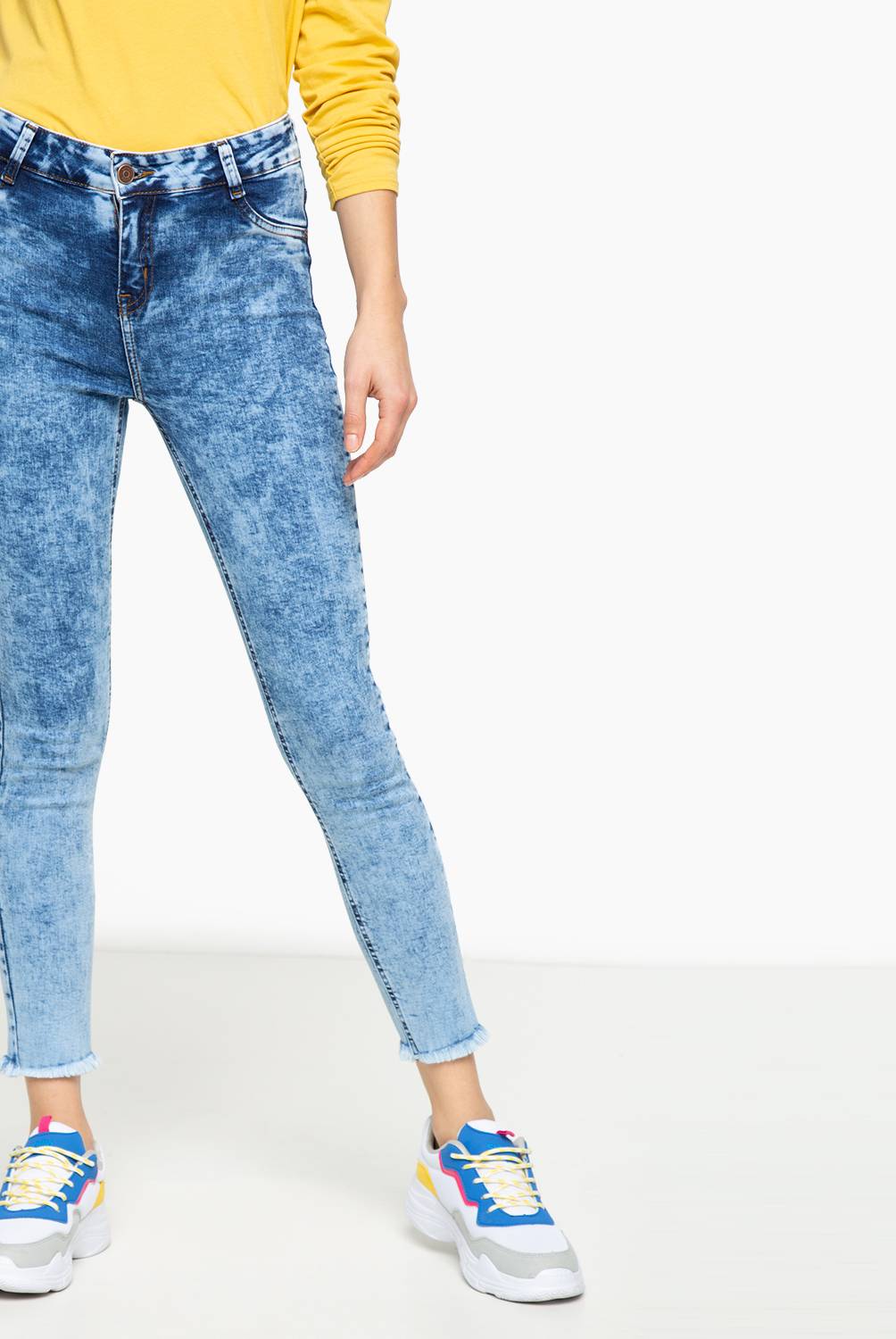 SYBILLA - Jeans de Algodón Mujer