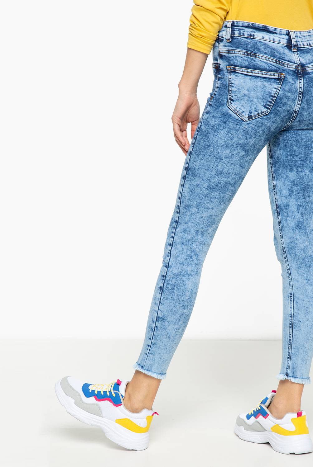 SYBILLA - Jeans de Algodón Mujer