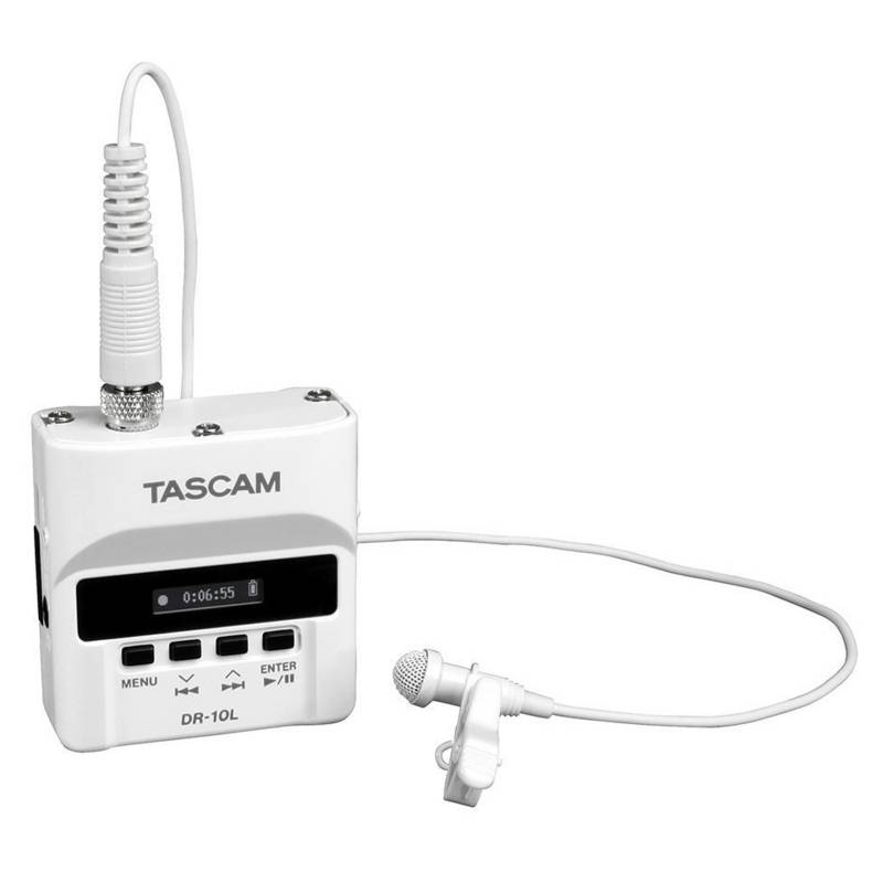 TASCAM - Grabadora De Audio Producto Portátil Con Lavalier-Dr-10Lw