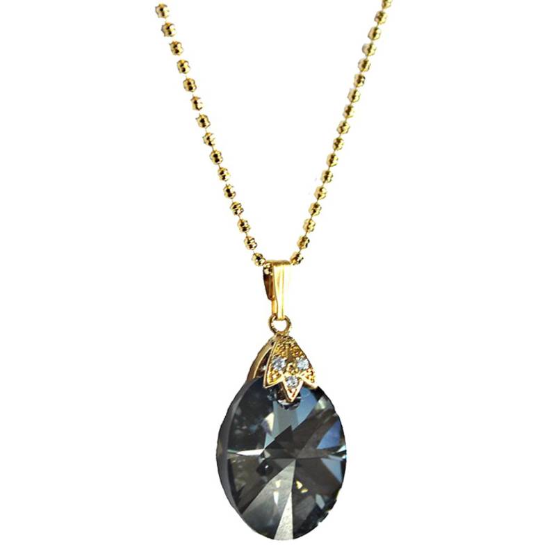 GLOSS CRYSTAL - Collar Diana Oro Cristales de Swarovski