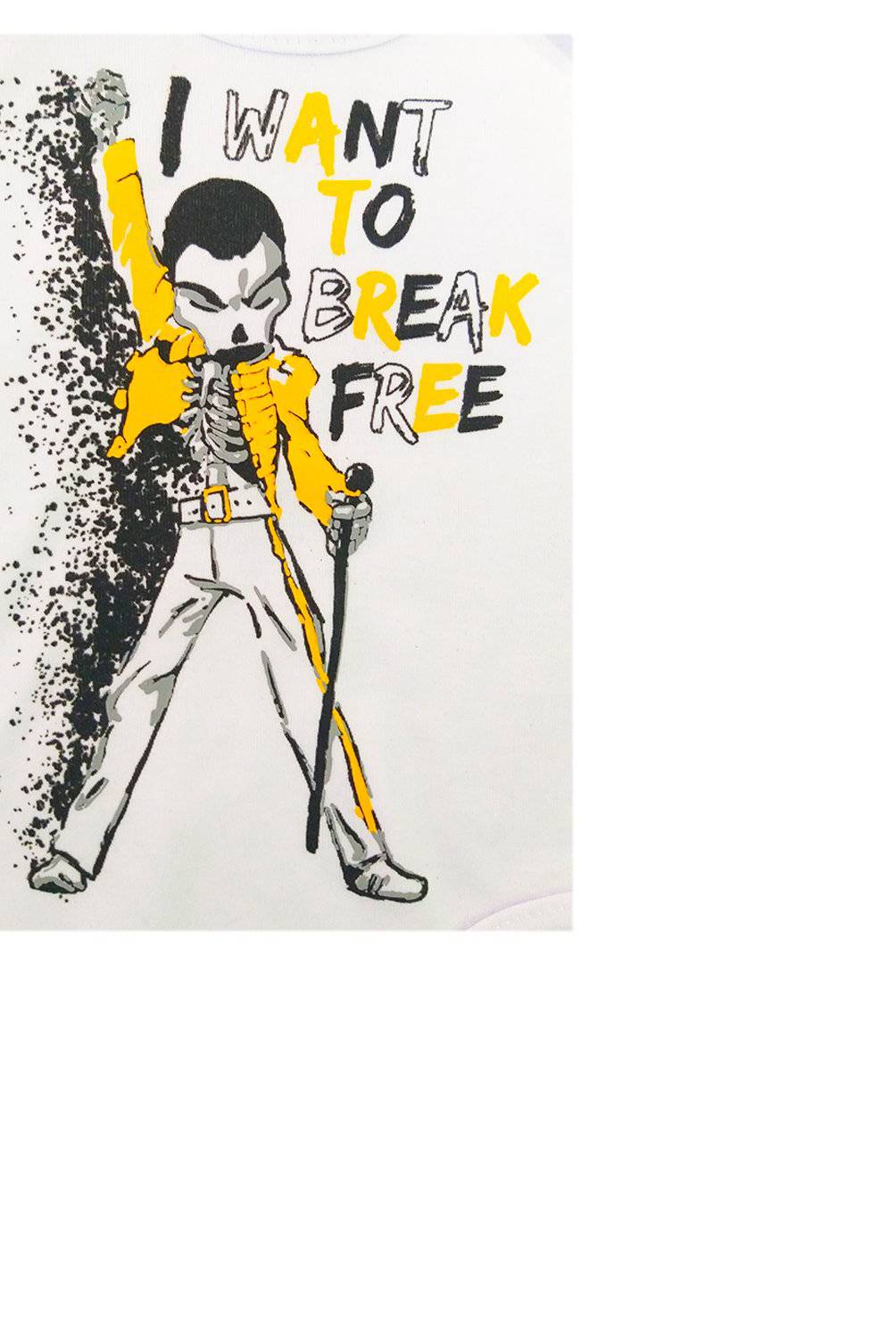 BABY ROCK - Body Manga Larga Freddie Mercury