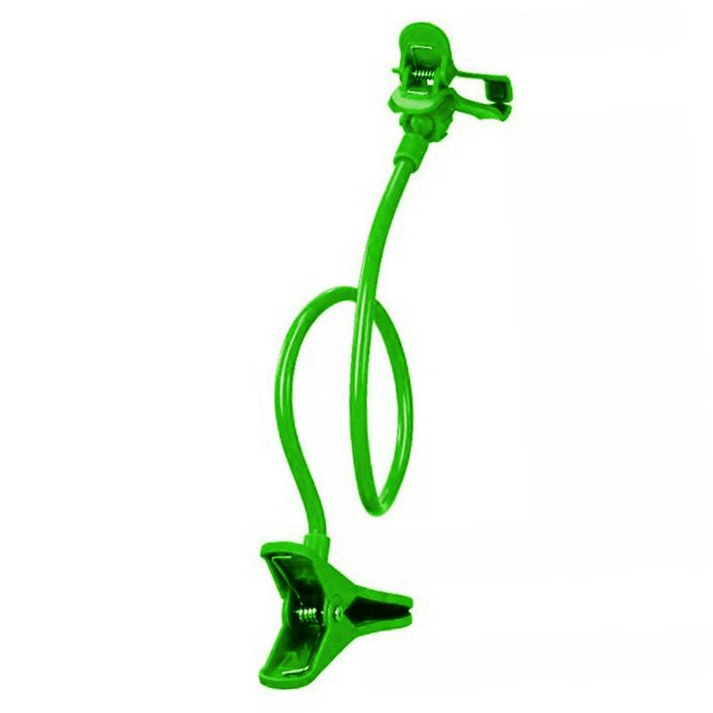 GENERICO - Soporte Porta Celular Flexible Cama Sillon Green