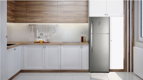 Su diseño sofisticado, terminaciones de acero inoxidable y su Panel White Touch, hacen que el refrigerador Fensa Advantage 5500E luzca increíble en cualquier espacio.