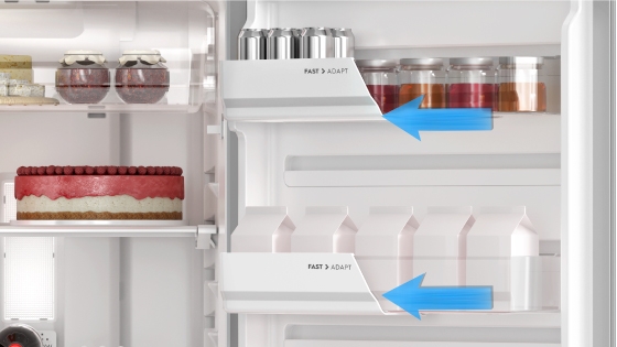 Con el refrigerador Advantage 5300E de Fensa  organizar como quieras todos tus alimentos y bebidas sin preocuparte por el espacio.