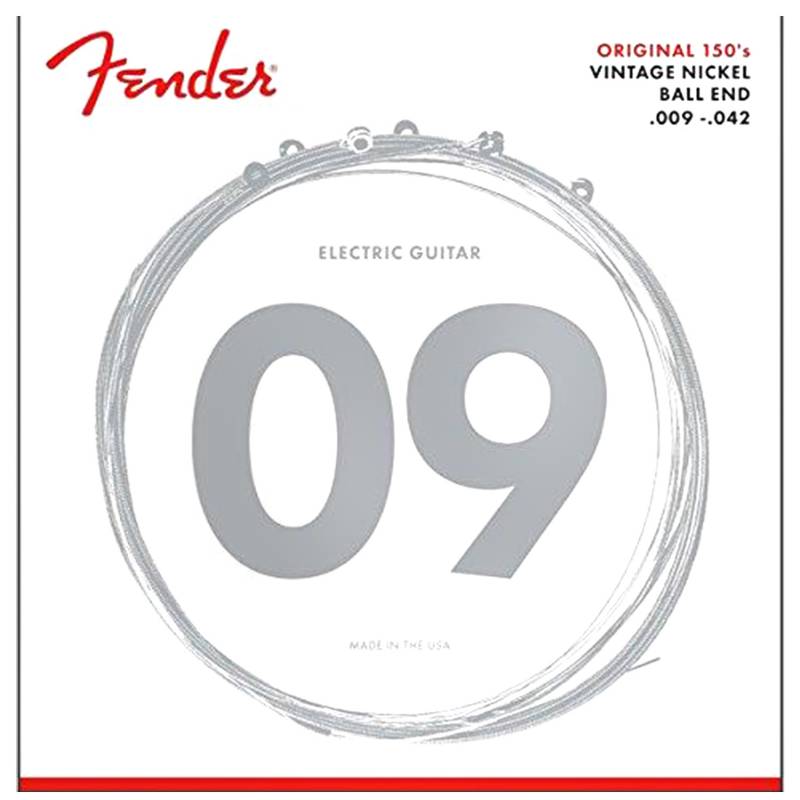 FENDER - ACCESORIO Fender 150L Pure Nickel Ball End 9-42