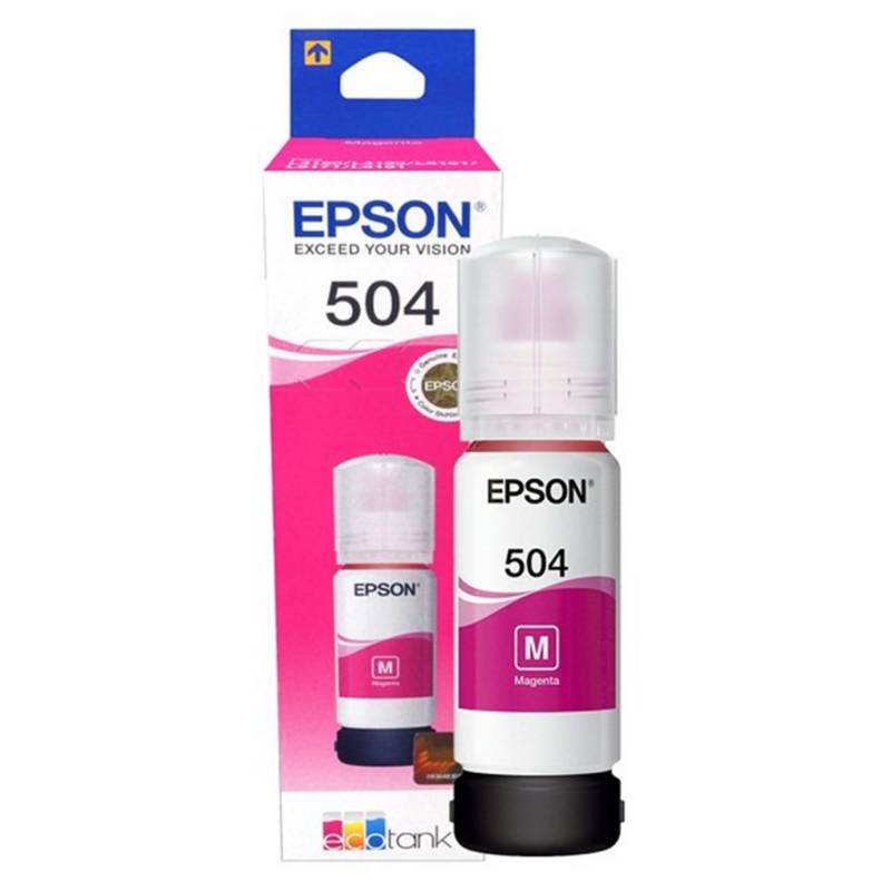 EPSON - TINTA EPSON BOTELLA T504 MAGENTA 70 ML