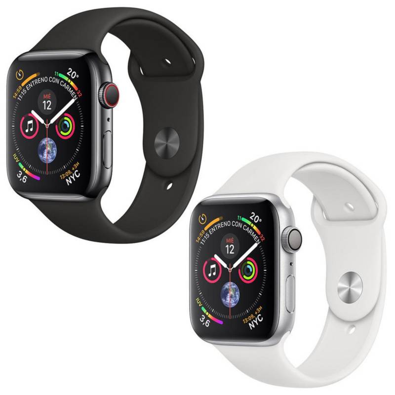 APPLE - Reloj Apple Watch serie 4 40mm plata y negro