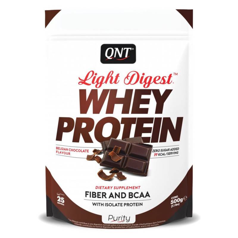 QNT - Proteína Light Digest Chocolate Belga 500 gr