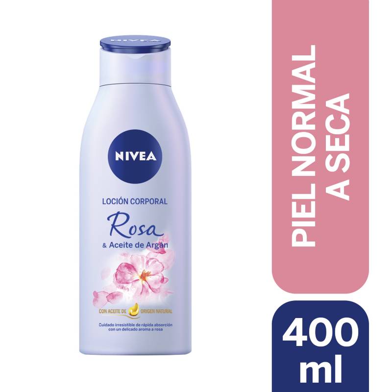 NIVEA - Loción corporal rosa & aceite de argán 400ml NIVEA