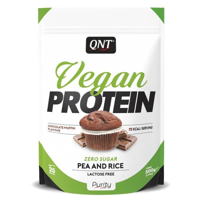 QNT - Proteína Vegana Chocolate Muffin 500 gr