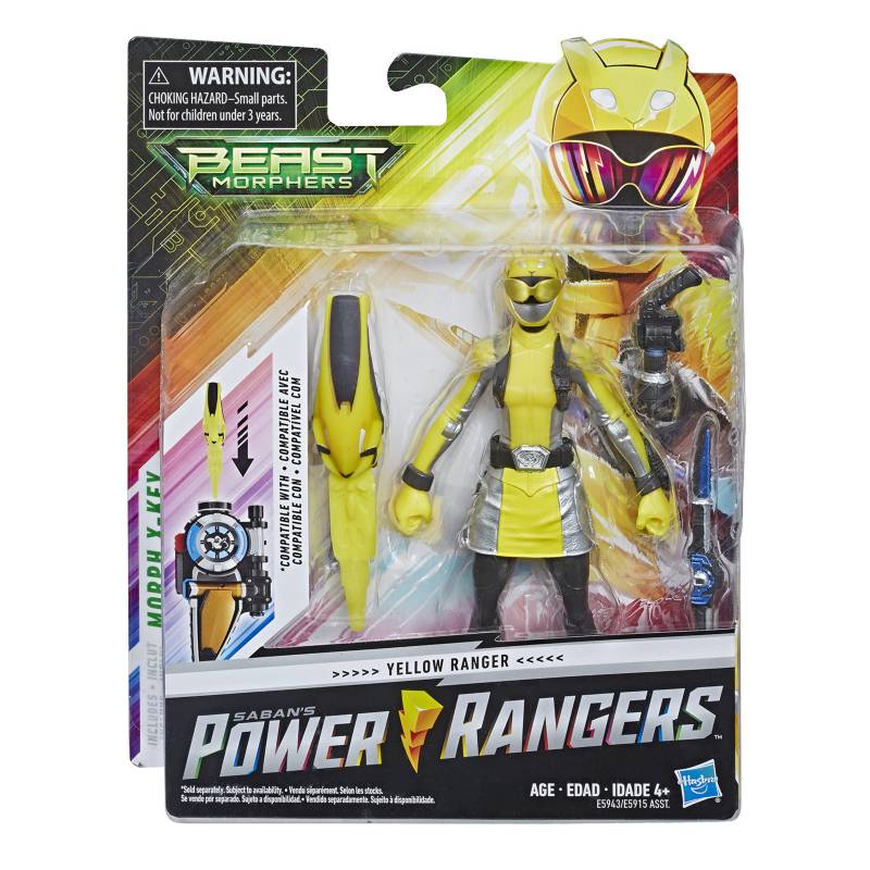 Power Rangers - POWER RANGERS FIGURA 6 YELLOW