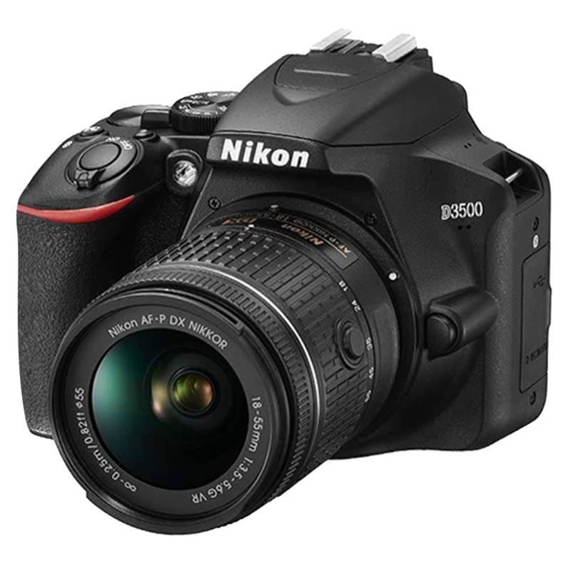 NIKON - Camara Nikon D3500 DSLR con AF-PDX NIKKOR 18-55mm