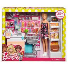BARBIE - Muñeca Barbie Supermercado De Barbie