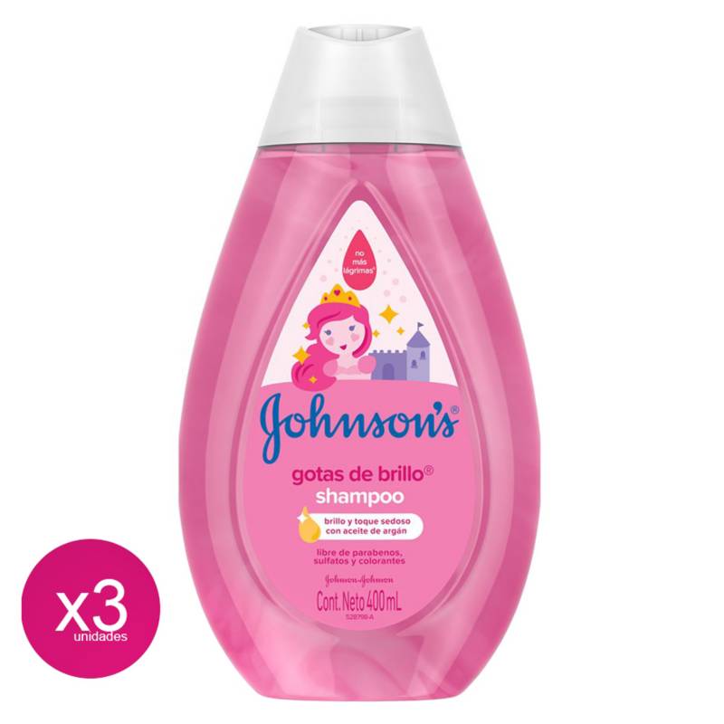 Johnsons Y Johnsons - Shampoo Gotas De Brillo Johnsons Baby 3Unid