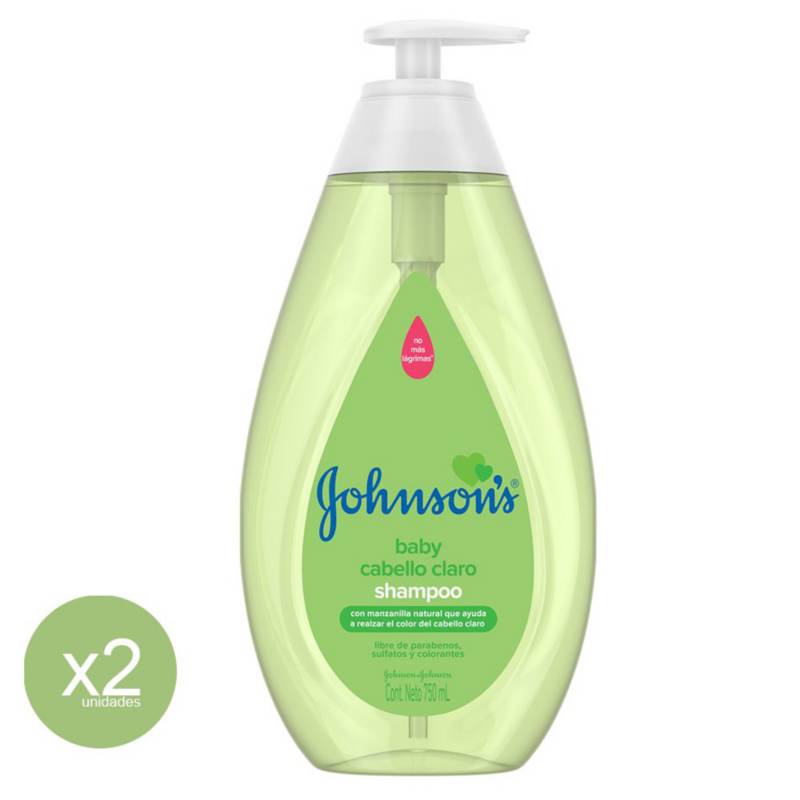 JOHNSONS Y JOHNSONS - Shampoo Manzanilla Johnsons Baby 750Ml X 2 Unid