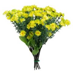 SOHOGAR - Pack de 25 ramos artificial flor gipso verde