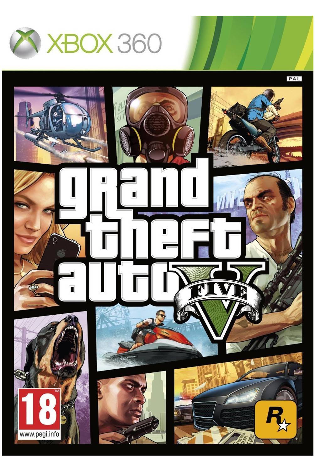 MICROSOFT - Grand Theft Auto V - Xbox 360