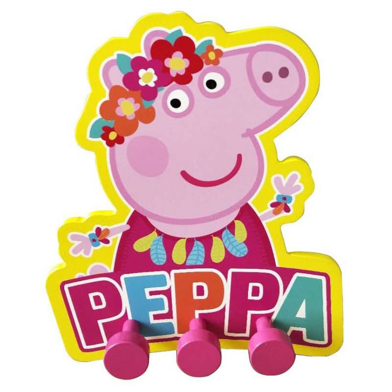 PEPPA PIG - Percha Pared Peppa Pig
