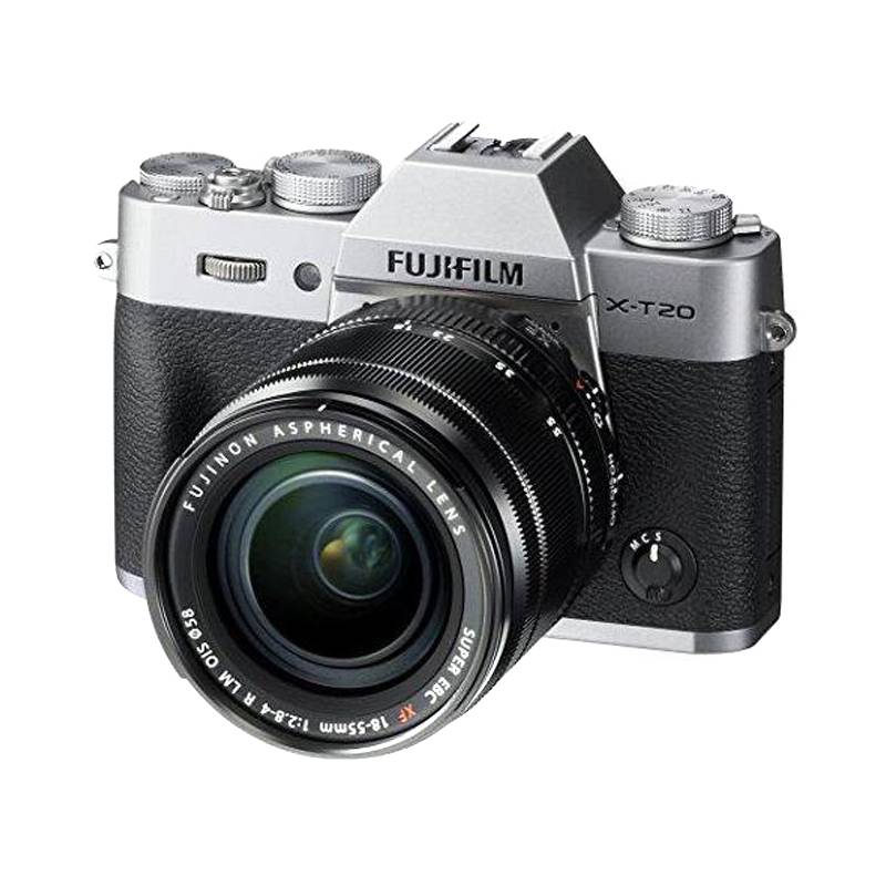 Fujifilm - Cámara X-T20 Fujifilm Plateada