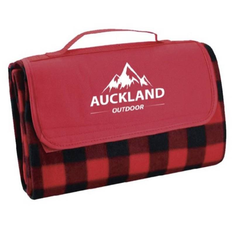 AUCKLAND OUTDOOR - Mat Para Picnic Y Camping Outdoor Rojo