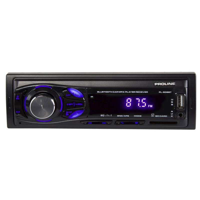 PROLINE - Radio Auto 1 Din Proline Bluetooth Usb Sd Pl908bt