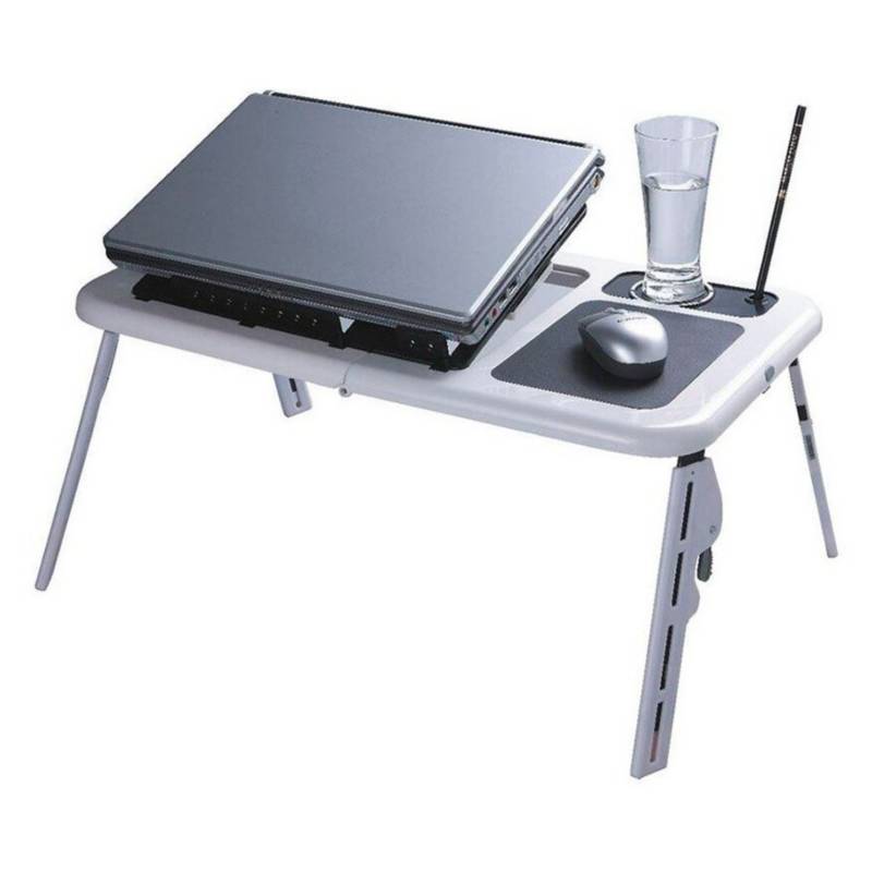 DEWINNER - mesa plegable para notebook con ventiladores