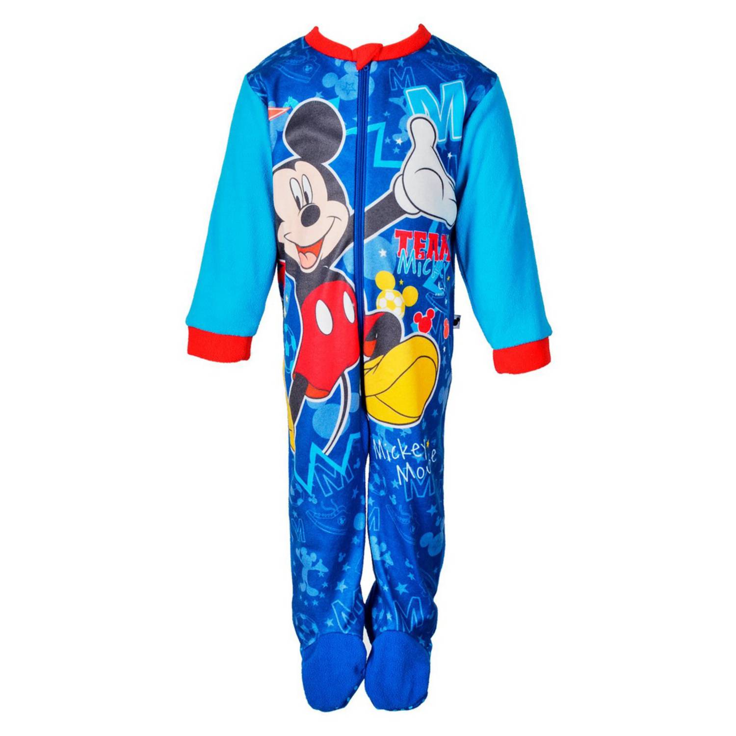 Disney Mickey Mouse Pijama Niño de Una Pieza Pijama Entero con Capucha y Cola 3D Regalos para Niños y Adolescentes 2-14 Años Pijamas Niños de Forro Polar 