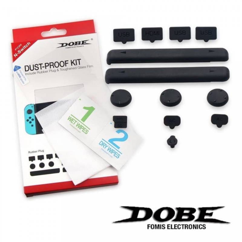 DOBE - Kit Protección Antipolvo para Nintendo Switch