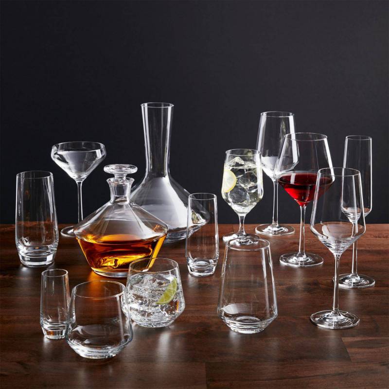 MICA Set 4 Copas De Vino Vidrio Rojo 315ML Mica