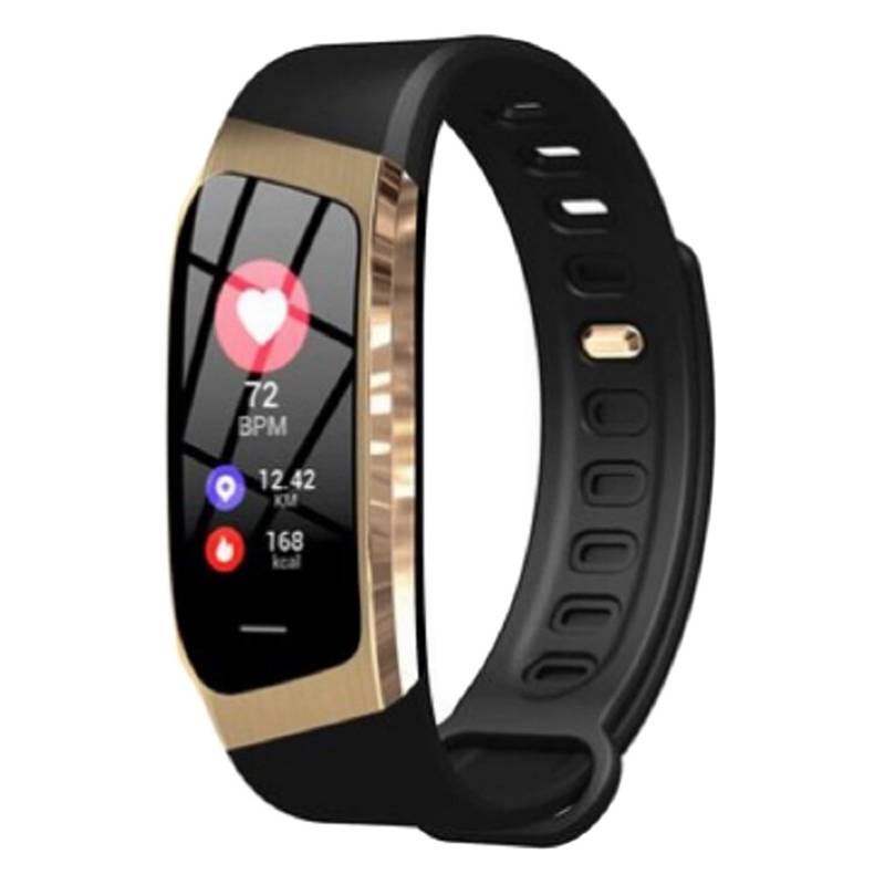 TODOBAGS - Reloj Smart Band Inteligente Bluetooth E18 Dorado