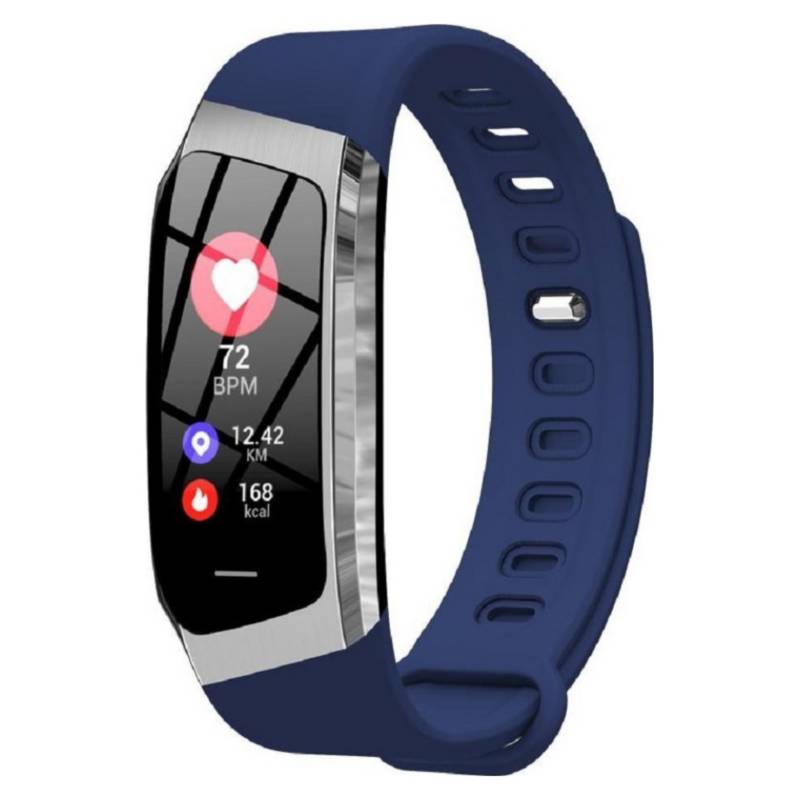 TODOBAGS - Reloj Smart Band Inteligente Bluetooth E18 Azul