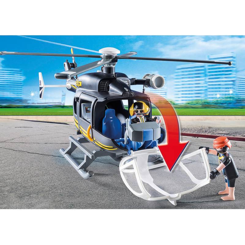Playmobil - Helicóptero De Las Fuerzas Especial