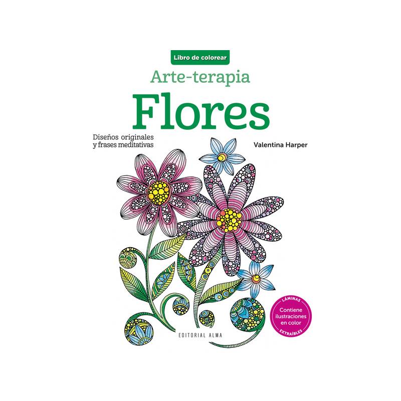 LINIO - Flores: diseños originales y frases meditativas