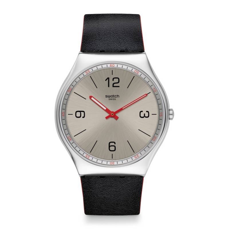 SWATCH - Reloj Hombre Skinmetal Negro Swatch