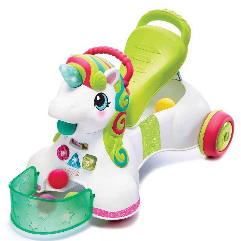 INFANTINO - Unicornio Andador 3 En 1 Infantino