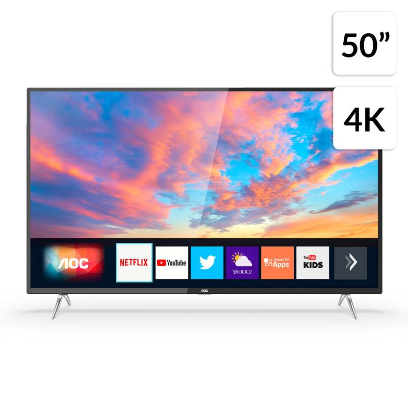 AOC - LED 50" 50U6295 4K Ultra HD Smart TV