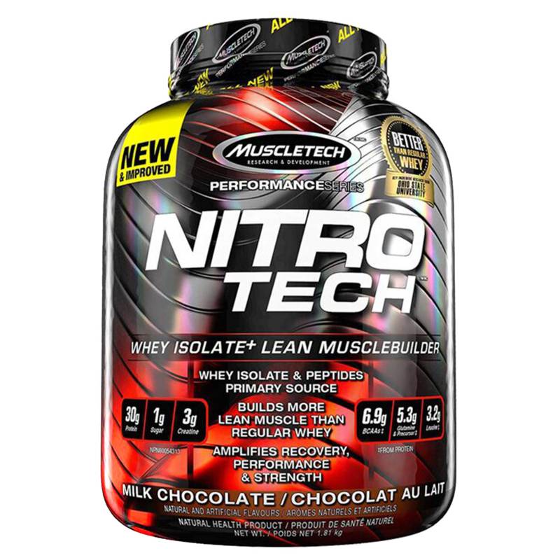 S/M - Nitro Tech 4 Lbs - Muscletech Chocolate