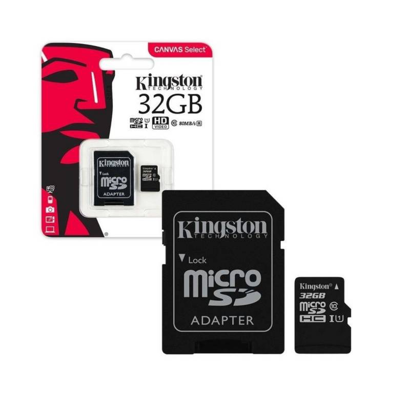 KINGSTON - Micro SD 32GB Kingston Canvas Select