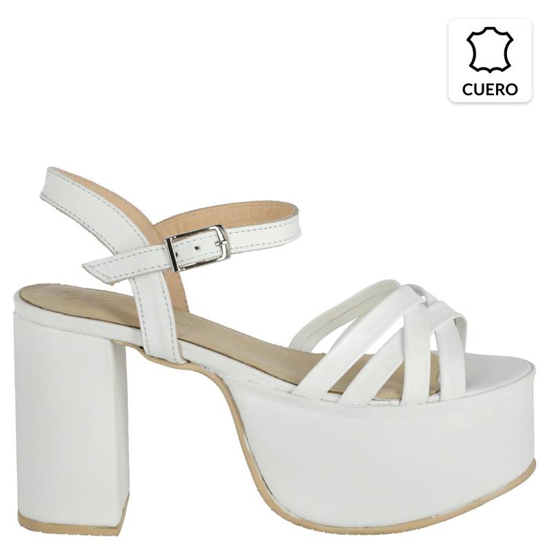 LEANDRA OMEGNA - Zapato Mujer Valentín Blanco