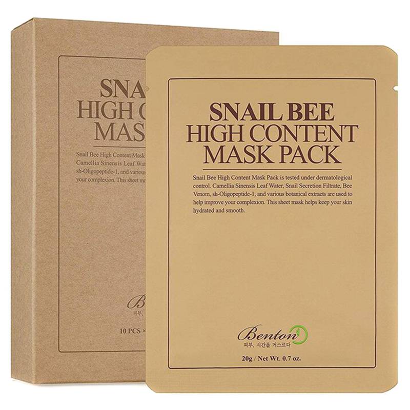 BENTON - Mascarilla Snail Bee High - Pack 5 unidades