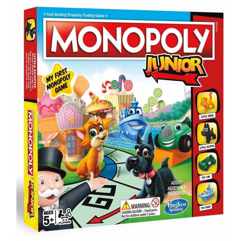 HASBRO - Monopoly Junior - Juego de Mesa - Hasbro