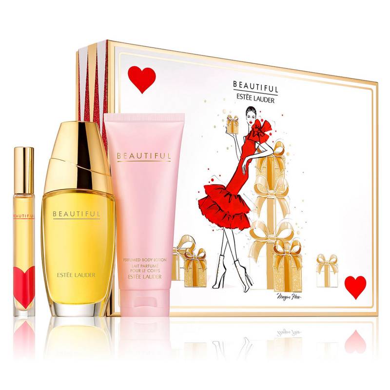 ESTÉE LAUDER - Set perfumes Beautiful Bodylotion+Gelée
